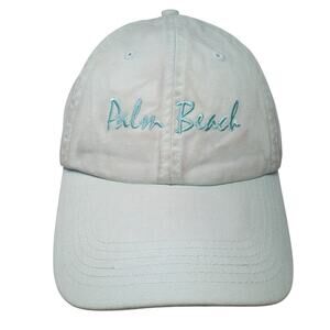 Palm Beach Strapback Baseball Cap Green One Size Royal Headwear & Embroidery